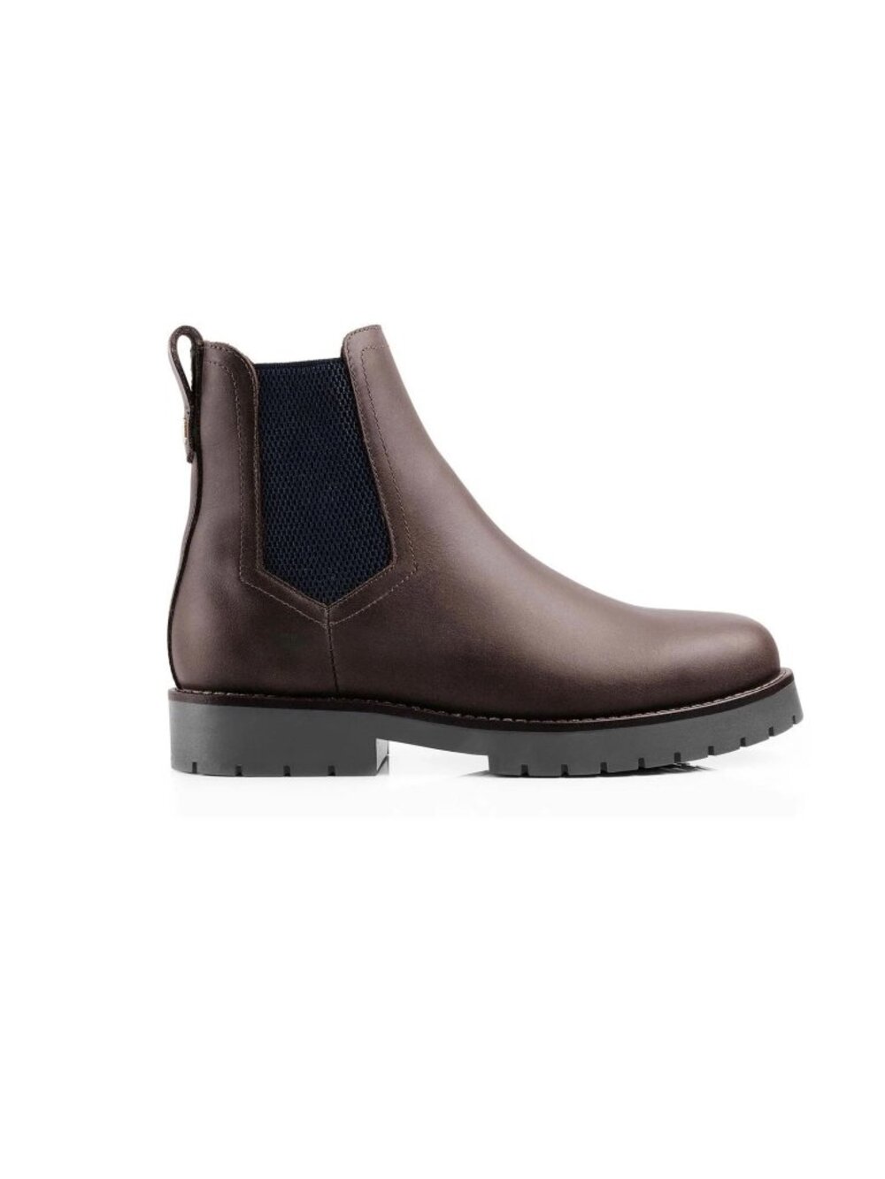 Fairfax & Favor Sheepskin Boudica Chelsea Boot Mahogany Leather 39 8